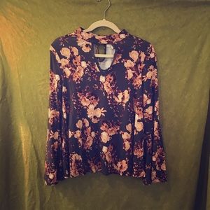 Medium blouse floral print boho